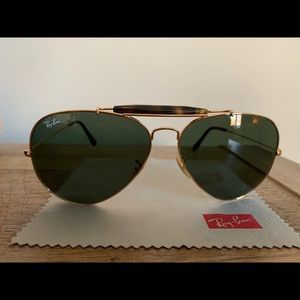 Authentic RayBan Outdoorsman Havana Sunglasses